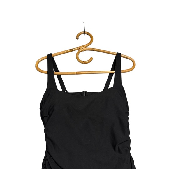 Athleta | Square Neck Bra Cup Tankini Black Size 36 B/C - Picture 3 of 11